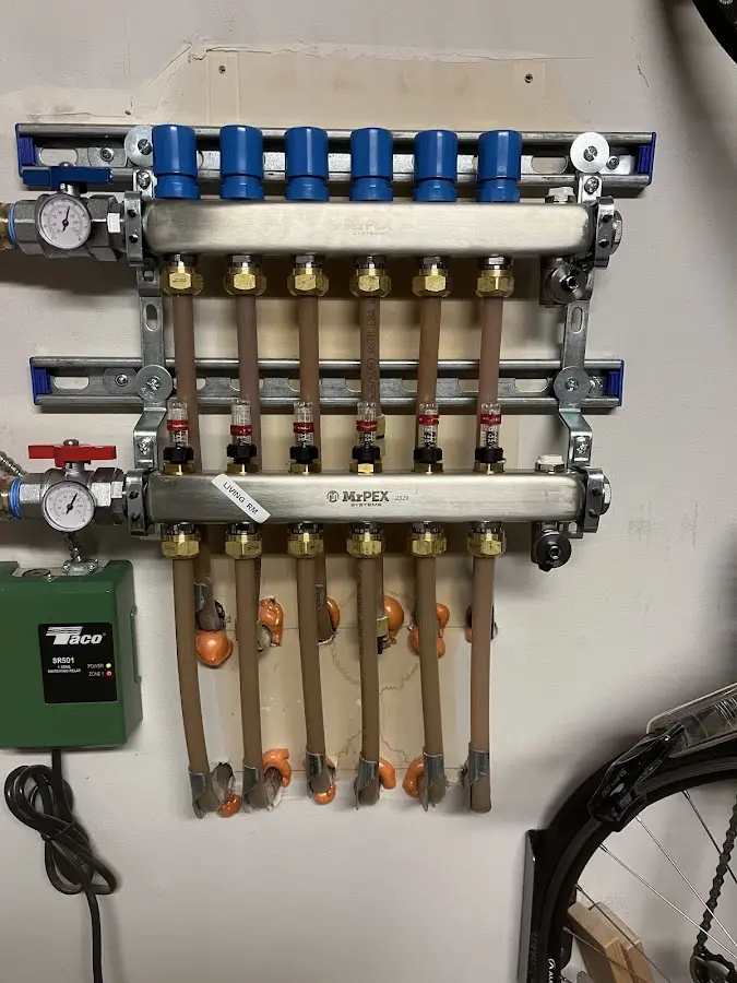 Plumber performing Gas Line Installation at a residential property in Richfield